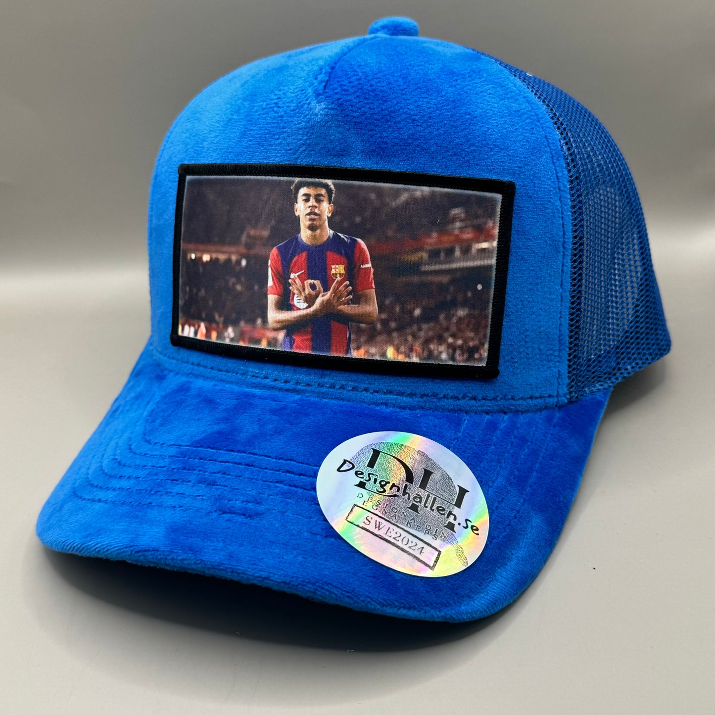 Lamine Yamal Velvet keps barca - 8 färger