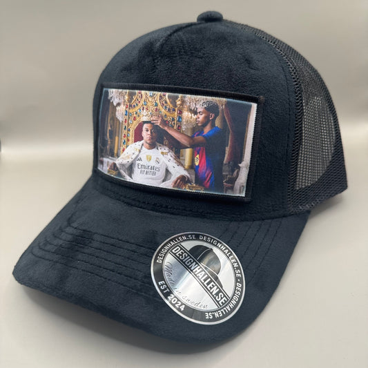 Real vs barca velvet keps - yamal&Mbappé