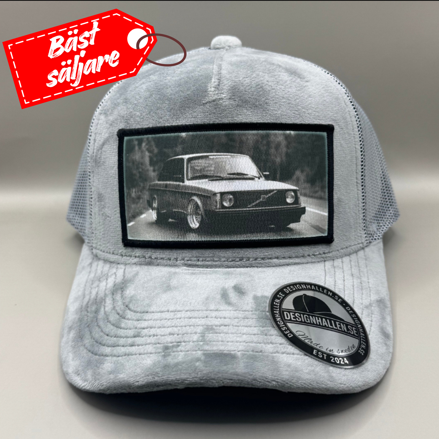 Svenskbil velvet keps - 7 Färger