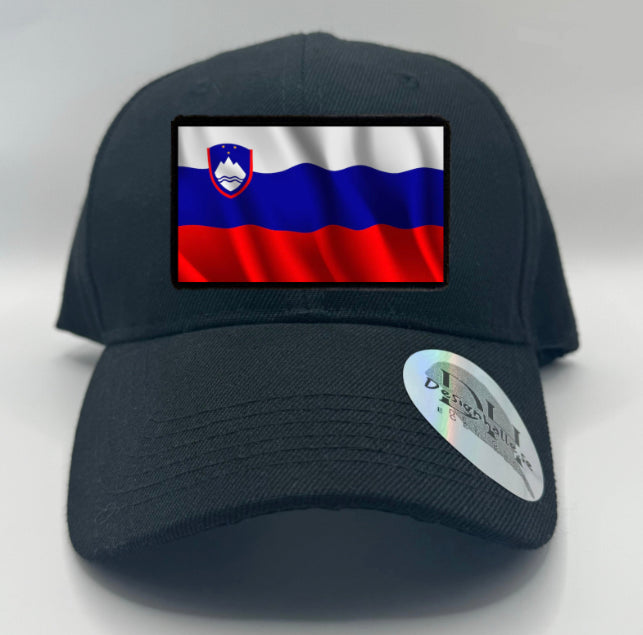 Flagge Sloweniens Kappe