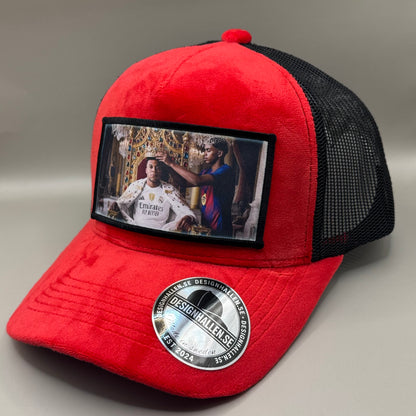 Real vs barca velvet keps - yamal&Mbappé