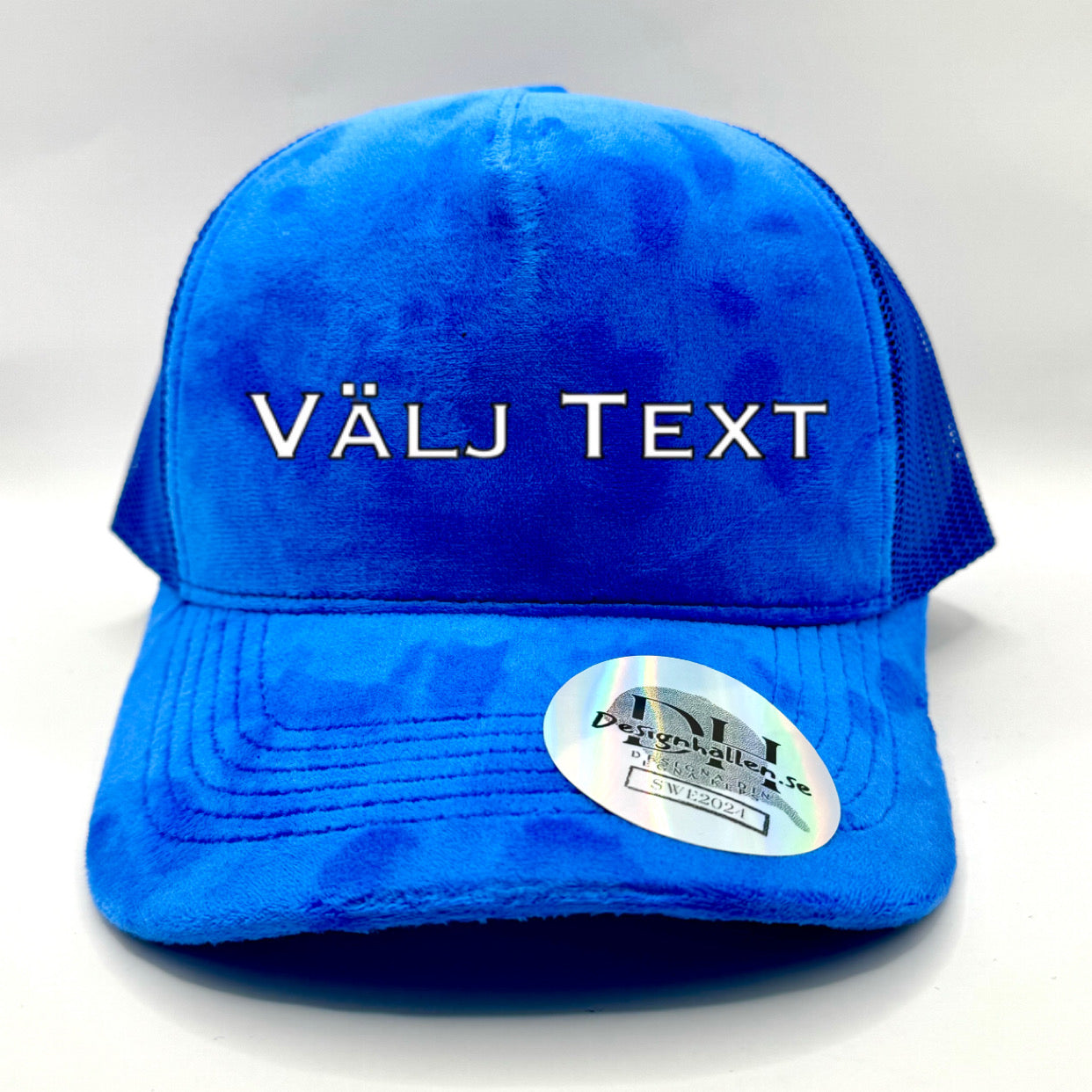 Velvet keps - custom text