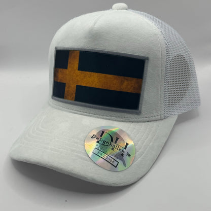 Velvet keps Flaggor [Sverige flagg] MM. Vintage edition