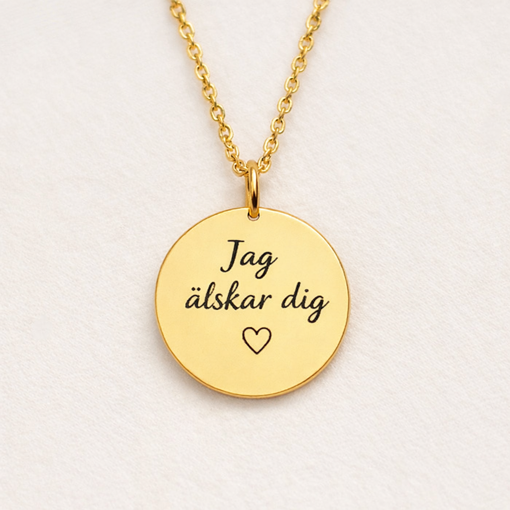 „Ich liebe dich“ Halskette (Gold / Silber)