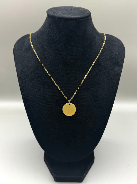 Välj text - 18k Guld halsband
