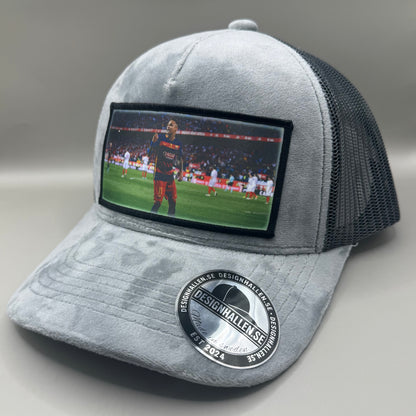 Neymar velvet keps Mörkgrå