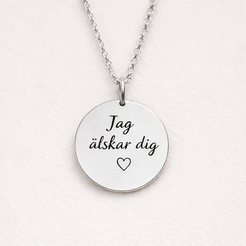 „Ich liebe dich“ Halskette (Gold / Silber)
