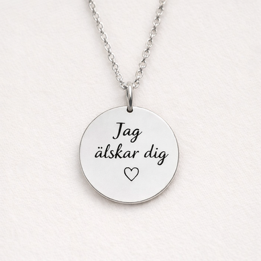 „Ich liebe dich“ Halskette (Gold / Silber)