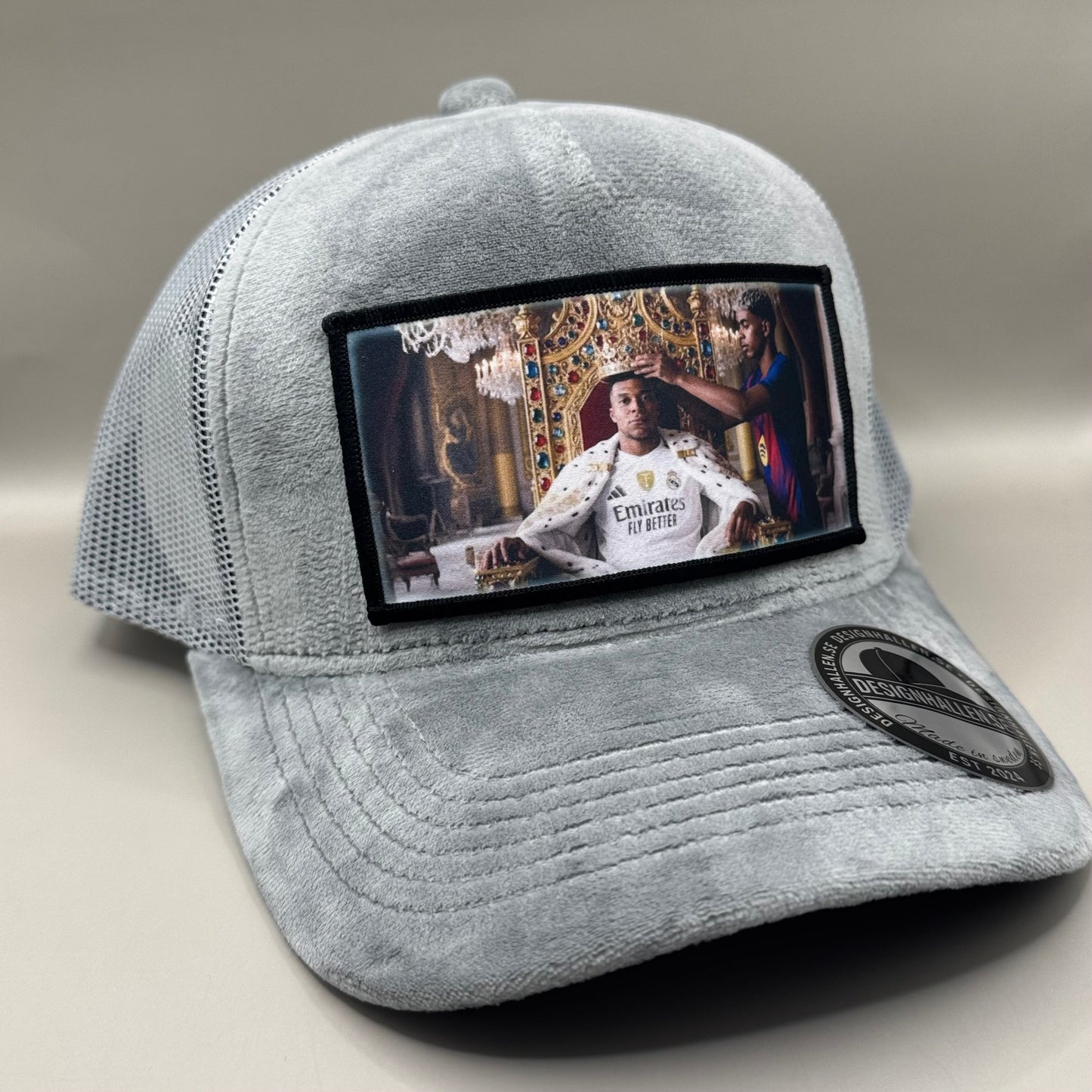 Real vs barca velvet keps - yamal&Mbappé