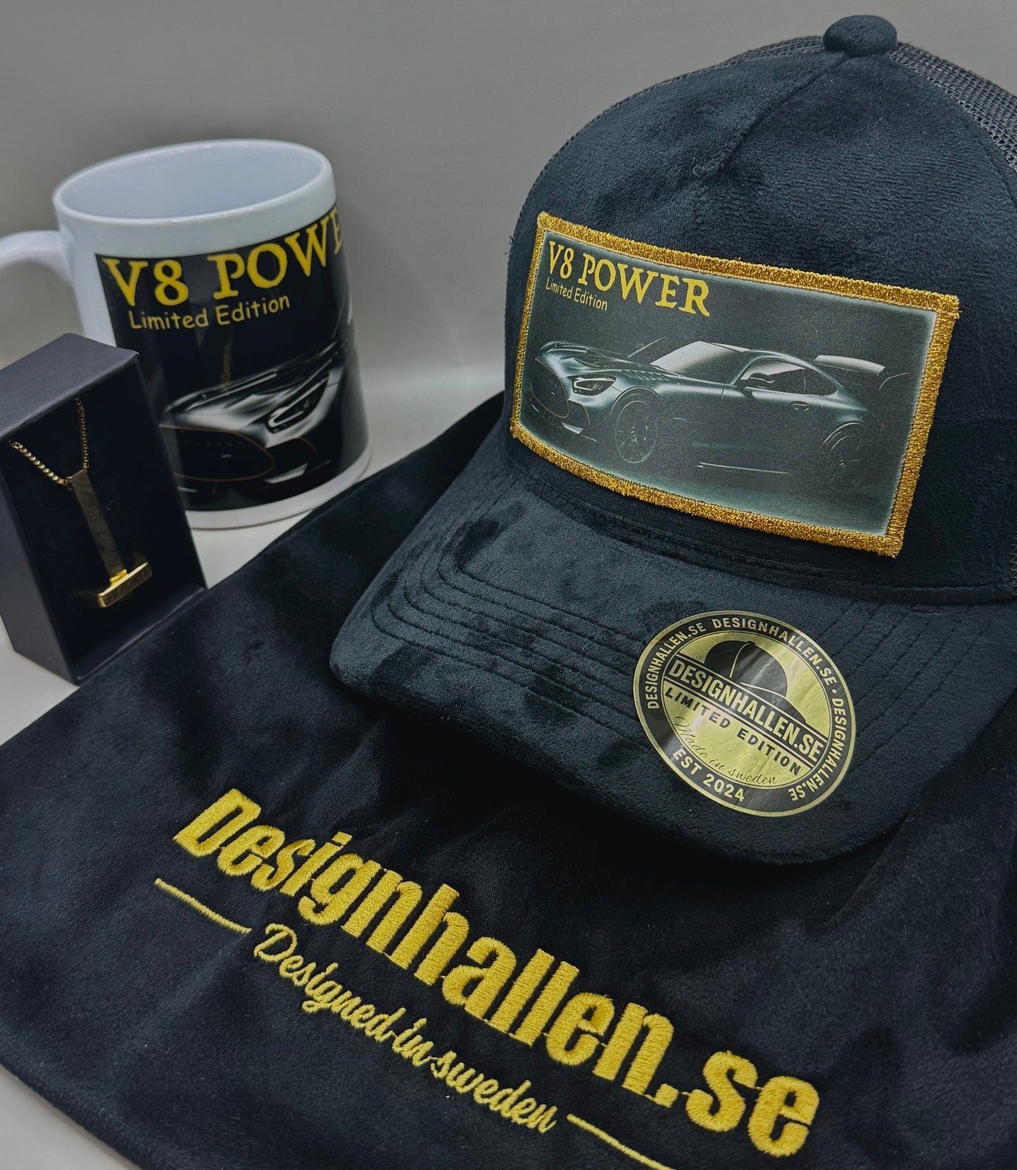 Mercedes cars kollektion - Limited Edition (keps-smycke-mugg)