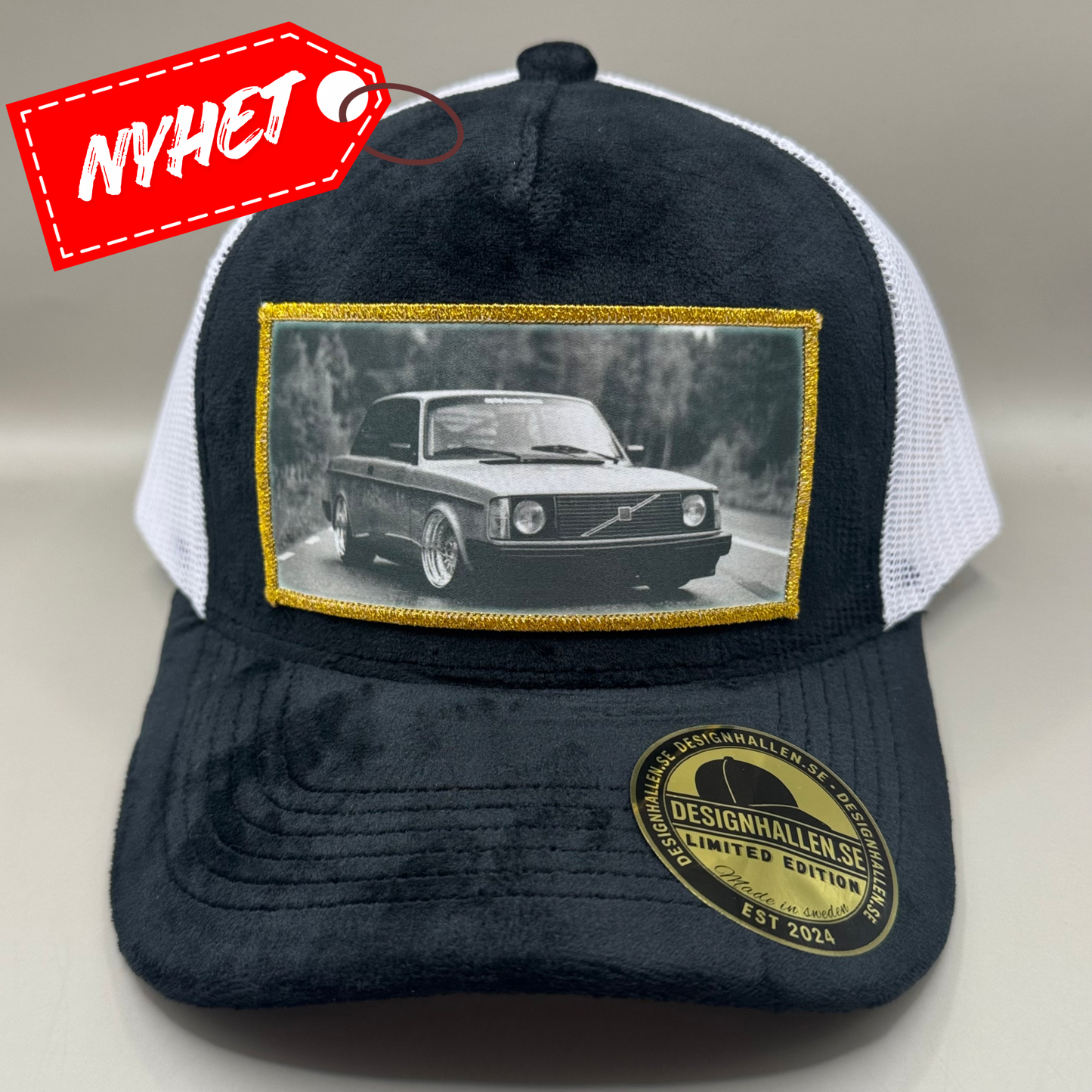 Svenskbil velvet keps - 7 Färger