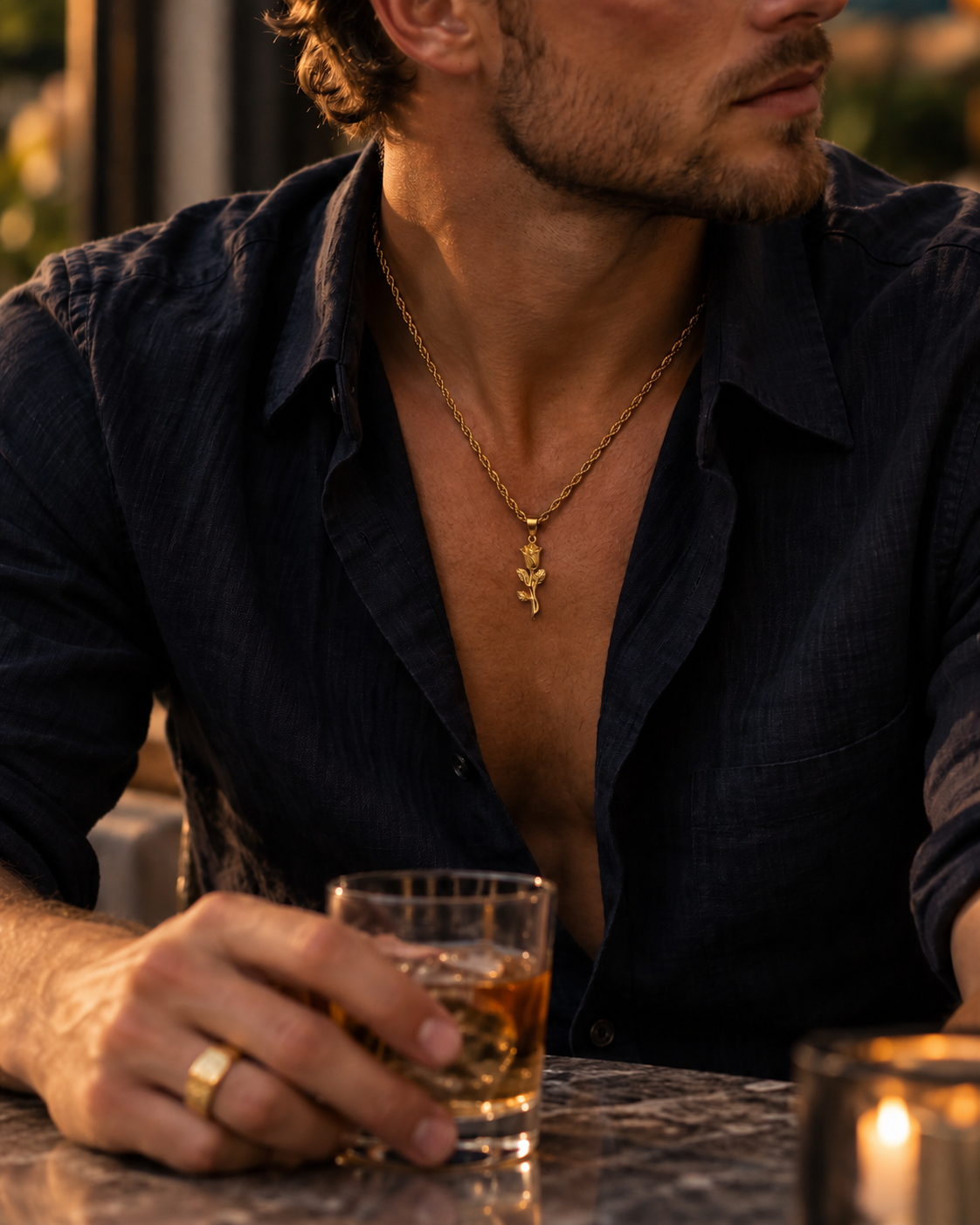 Golden Essentials | 3-pack Herrhalsband