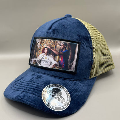 Real vs barca velvet keps - yamal&Mbappé