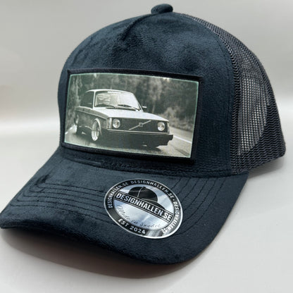 Volvo velvet keps grå