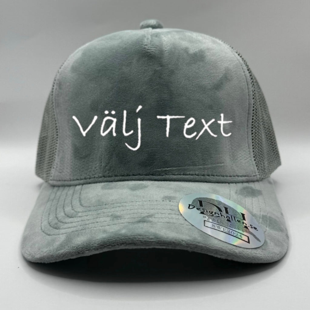 Velvet keps - custom text