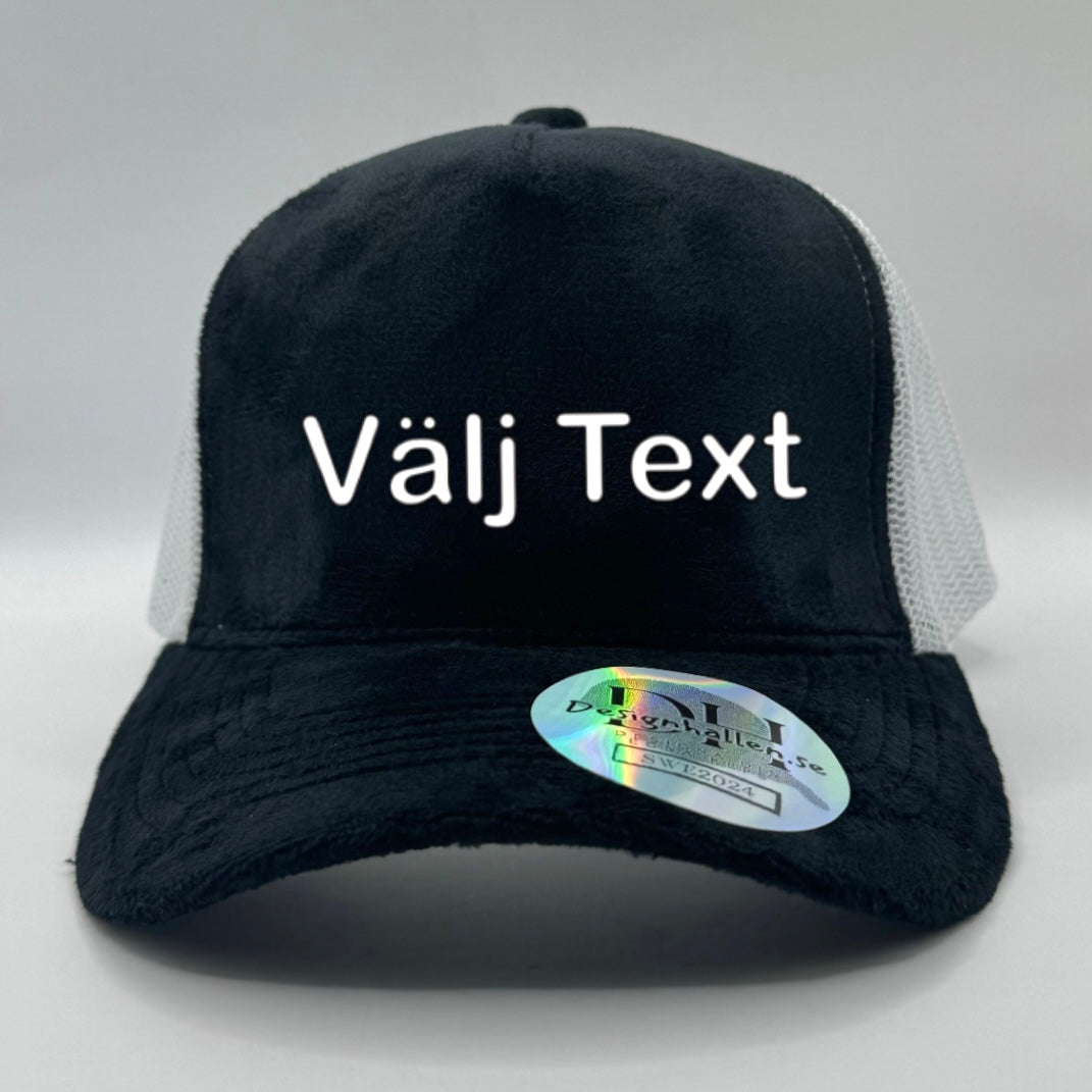 Velvet keps - custom text