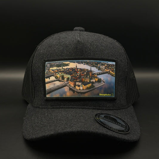 Stockholm keps - cashmere premium