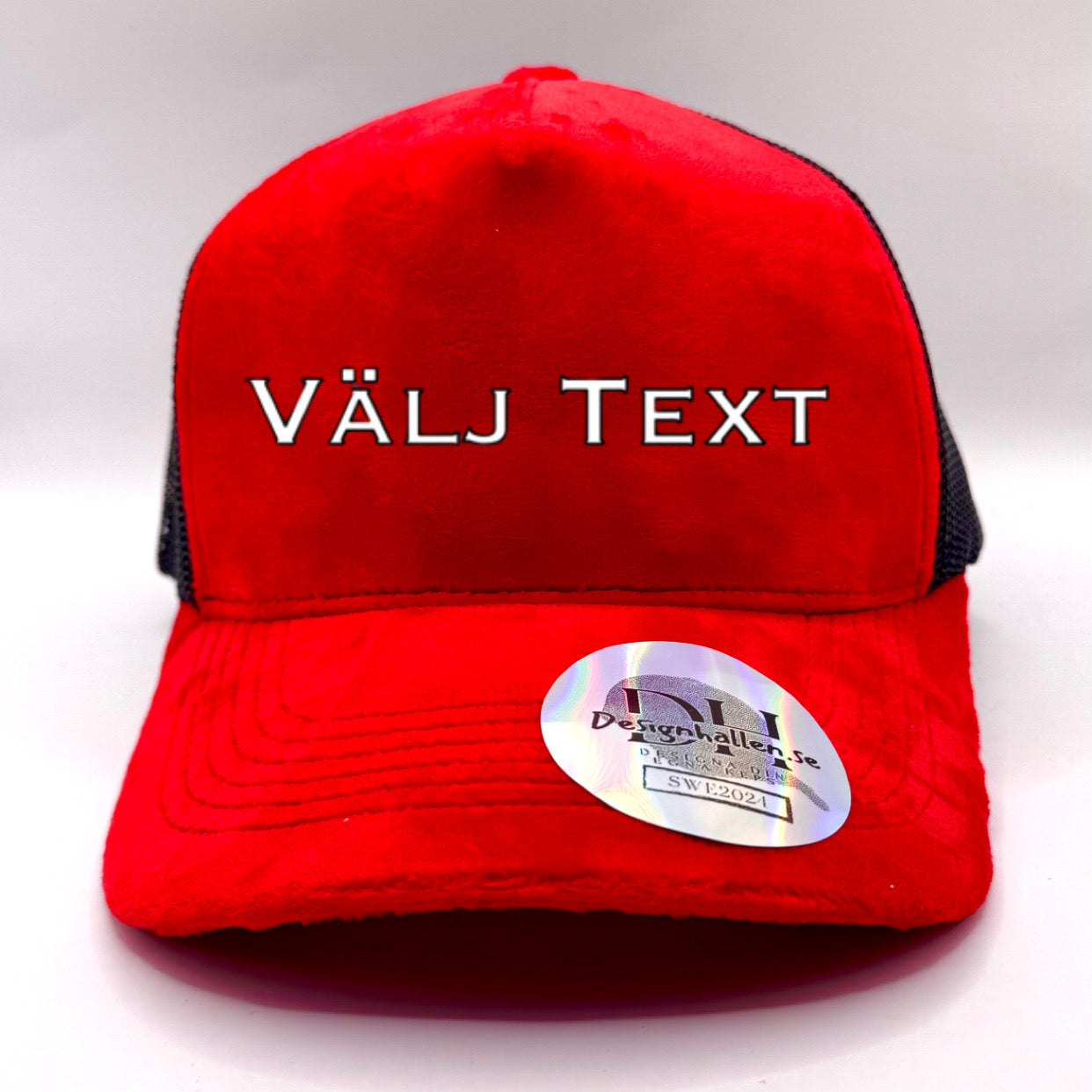 Velvet keps - custom text