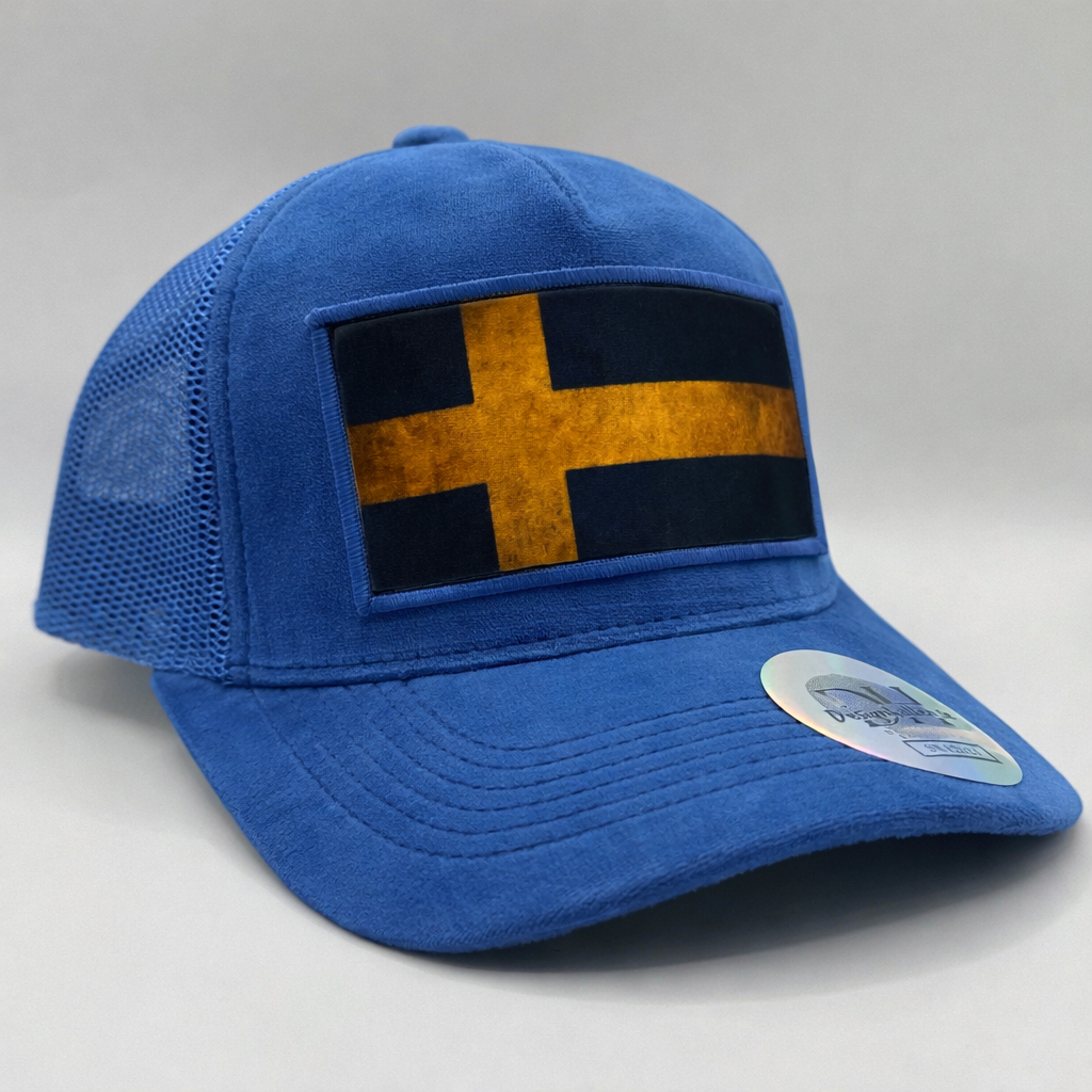 Velvet keps Flaggor [Sverige flagg] MM. Vintage edition