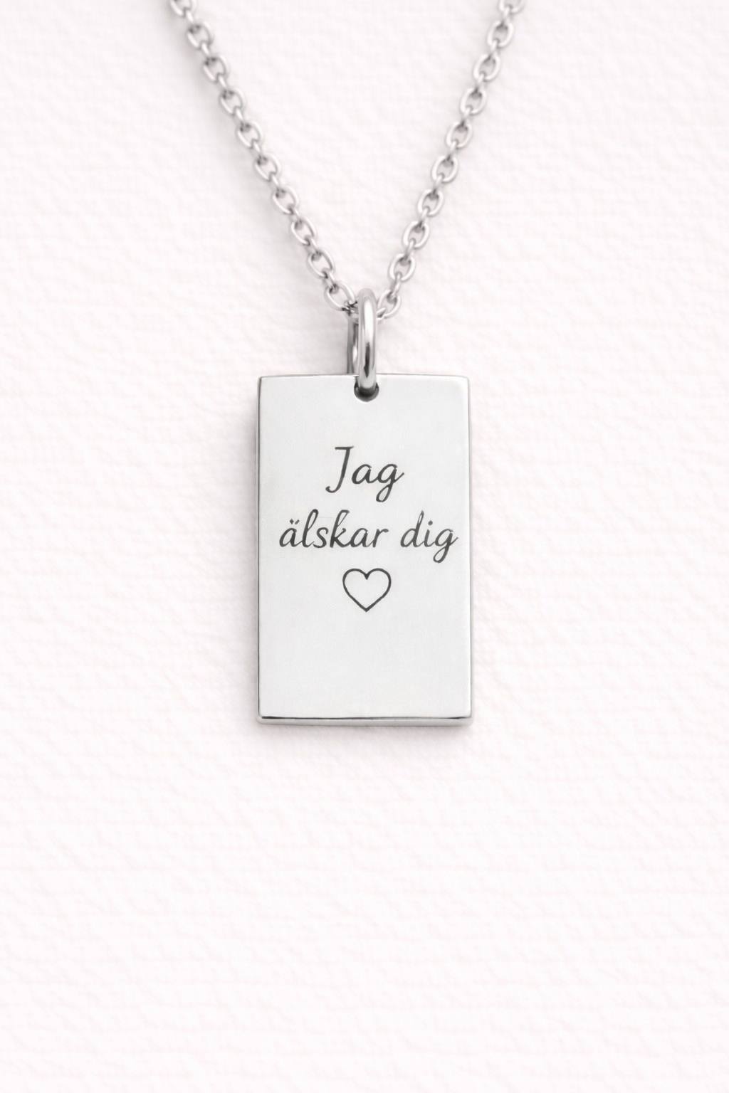 “Jag älskar dig” Halsband (Guld / Silver)