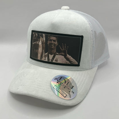 Ronaldo Samtkappe - weiß