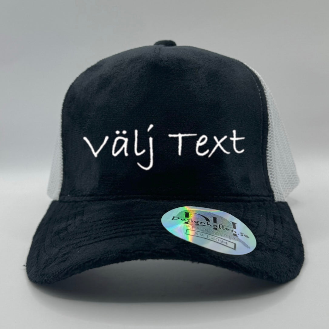 Velvet keps - custom text