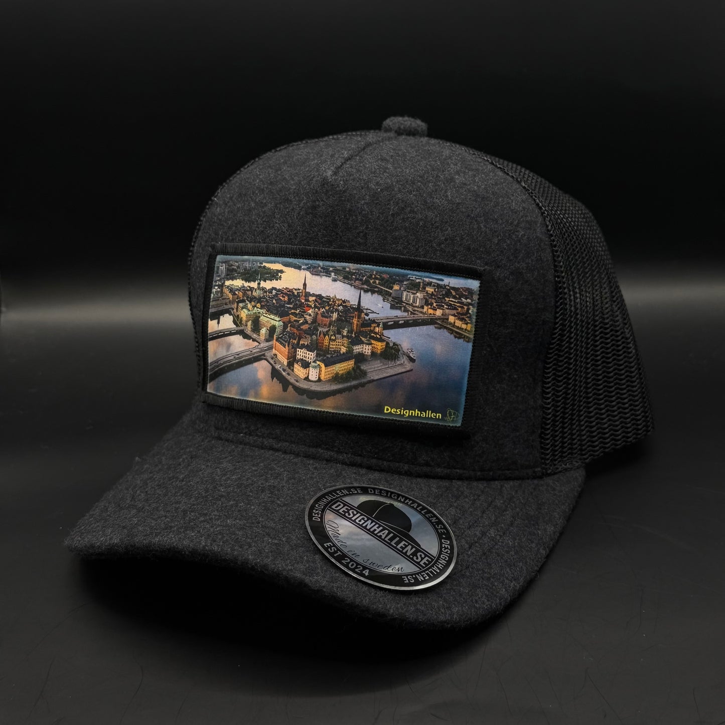 Stockholm keps - cashmere premium