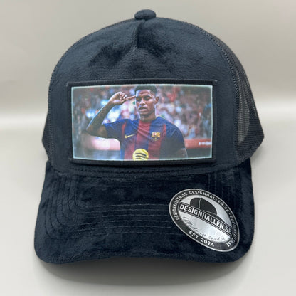 Marcus rashford - Barca velvet keps svart