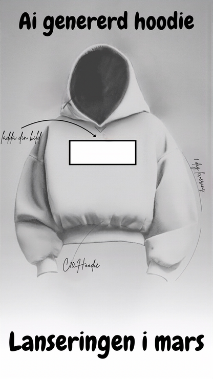 Custom Text - Baggy Hoodie.