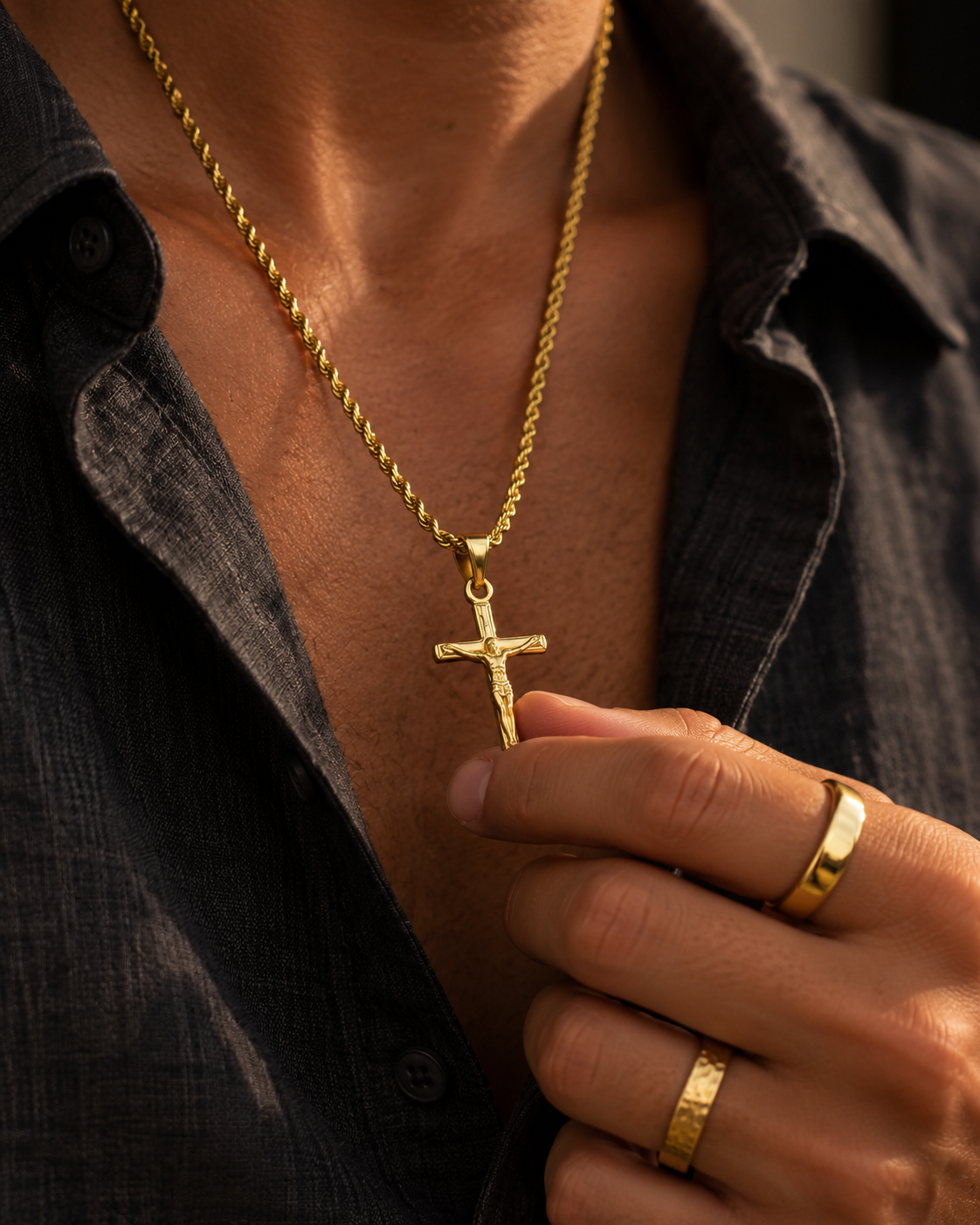 Golden Essentials | 3-pack Herrhalsband