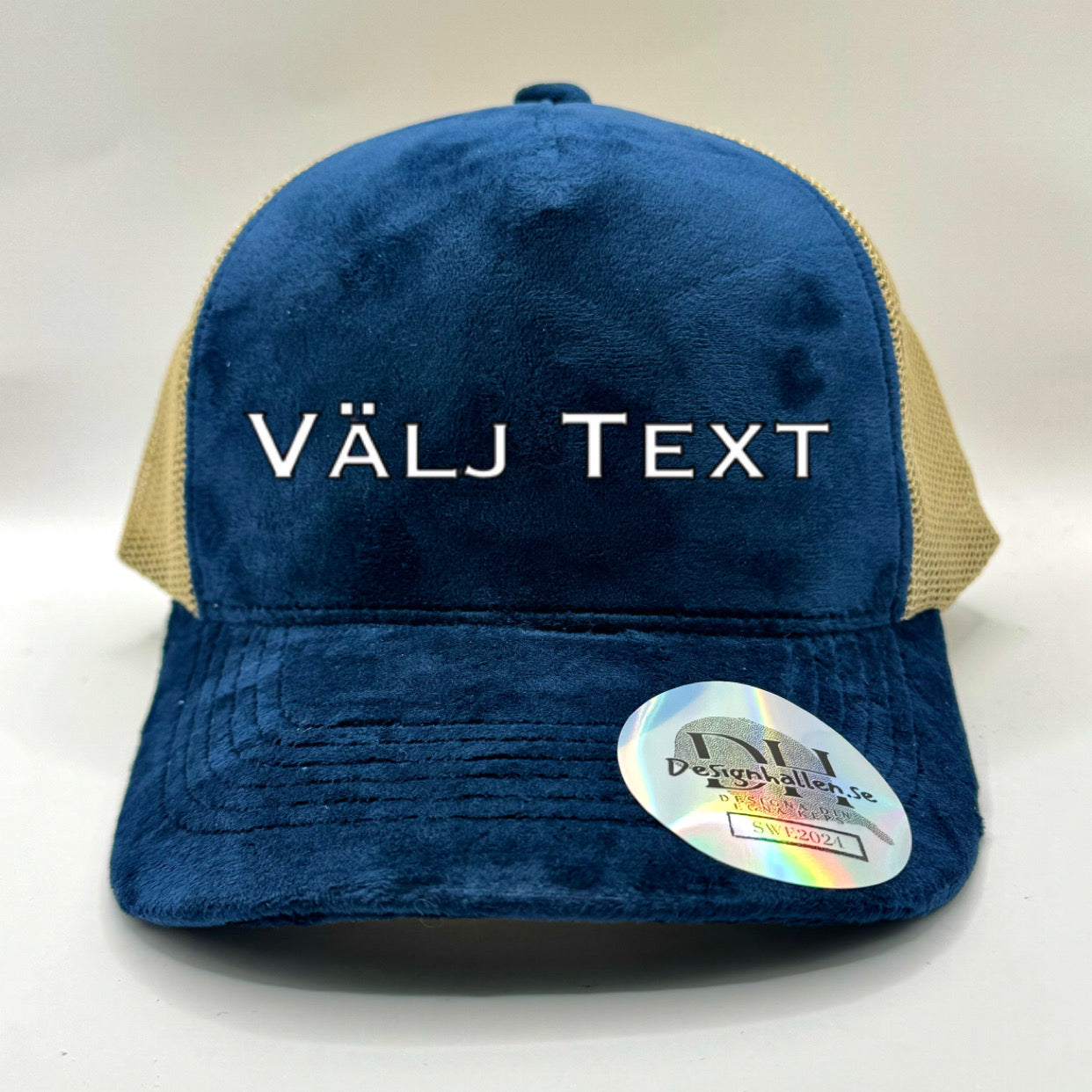 Velvet keps - custom text