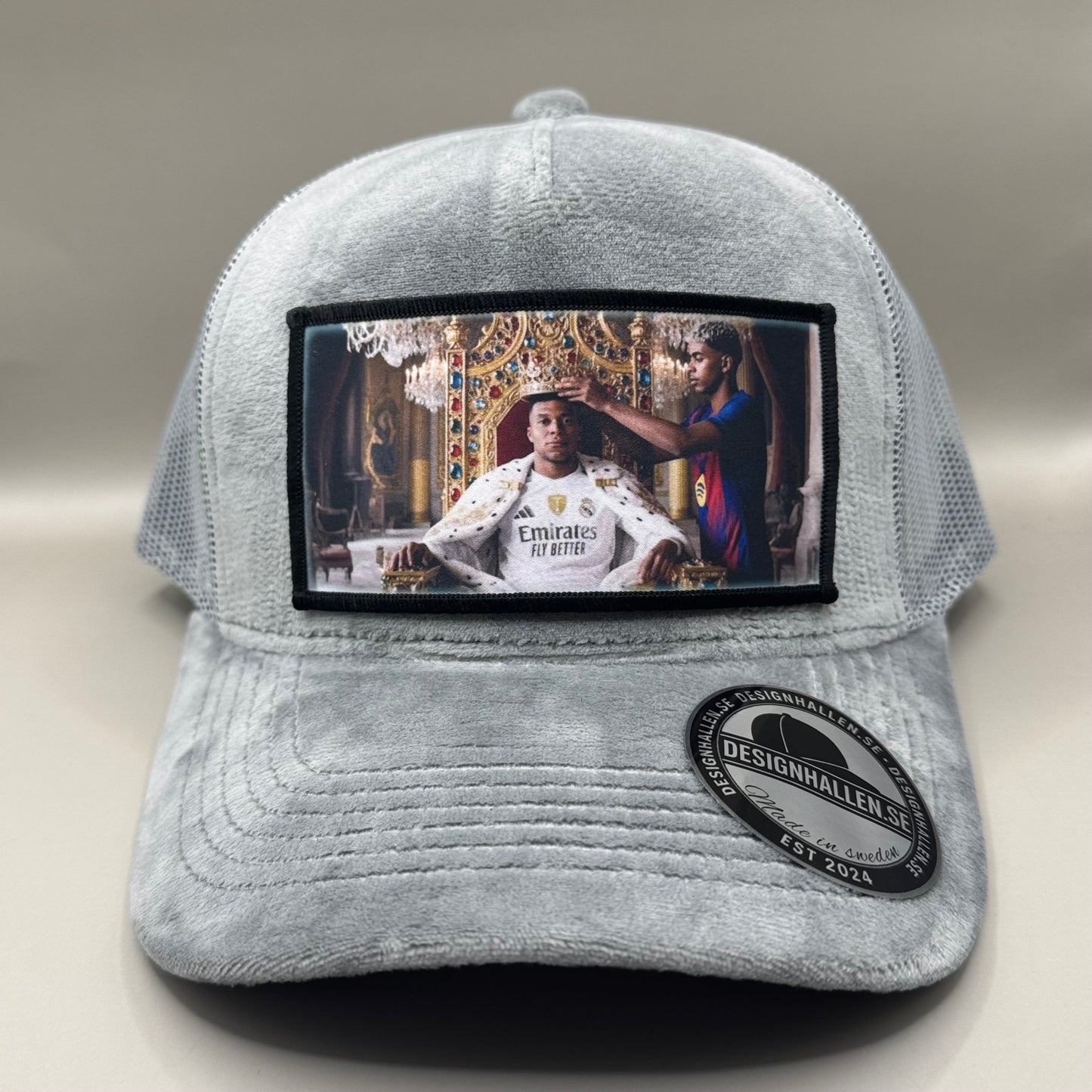 Real vs barca velvet keps - yamal&Mbappé