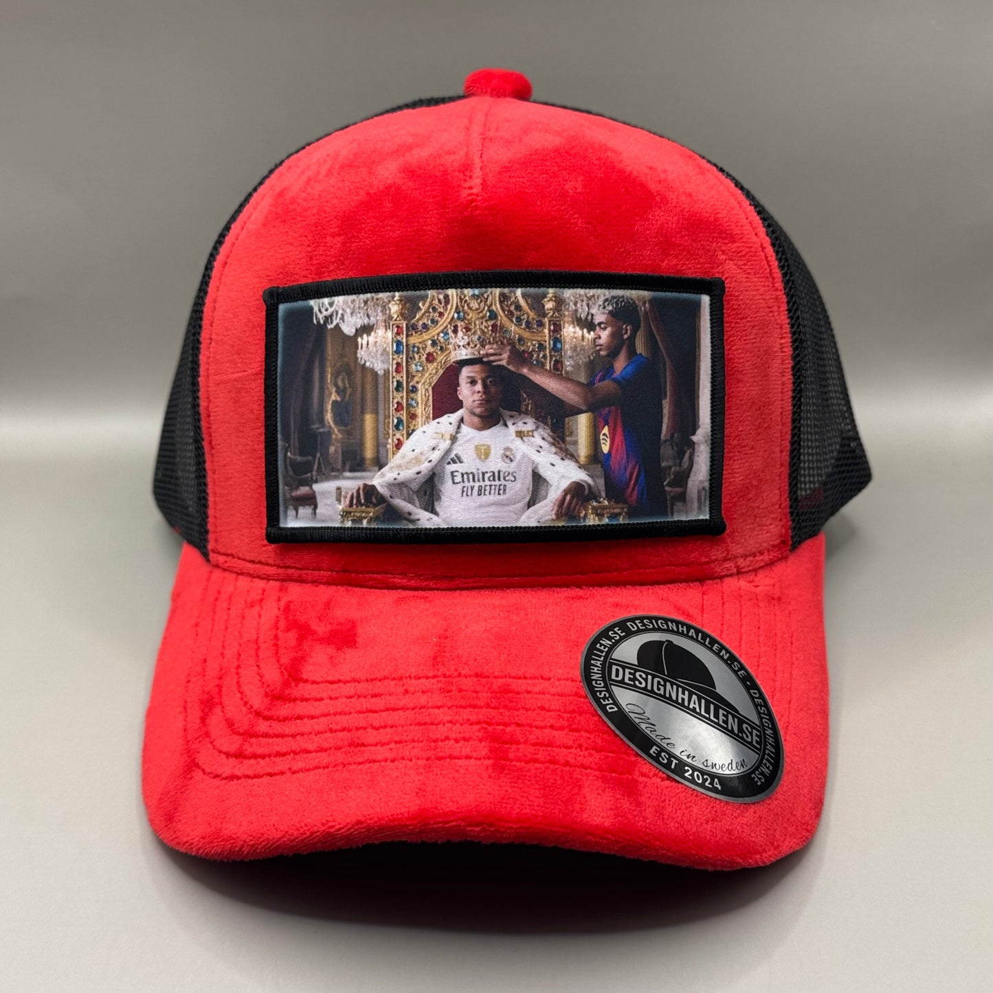 Real vs barca velvet keps - yamal&Mbappé