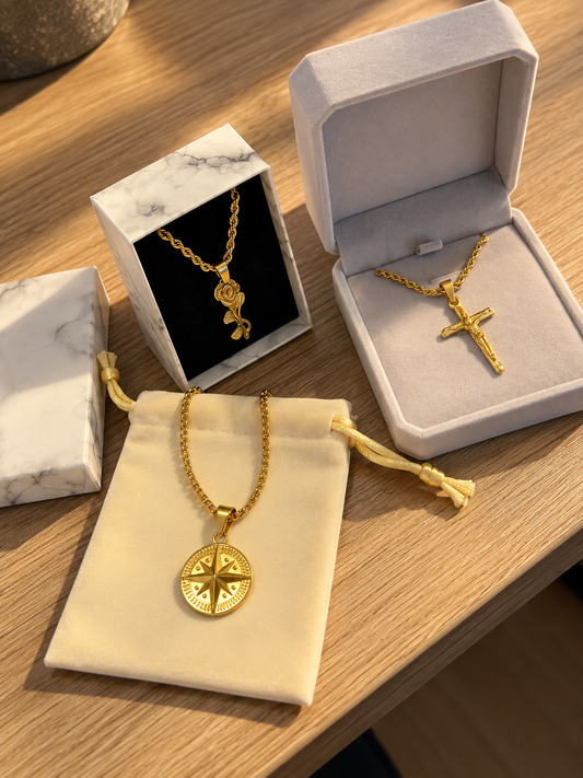 Golden Essentials | 3-pack Herrhalsband