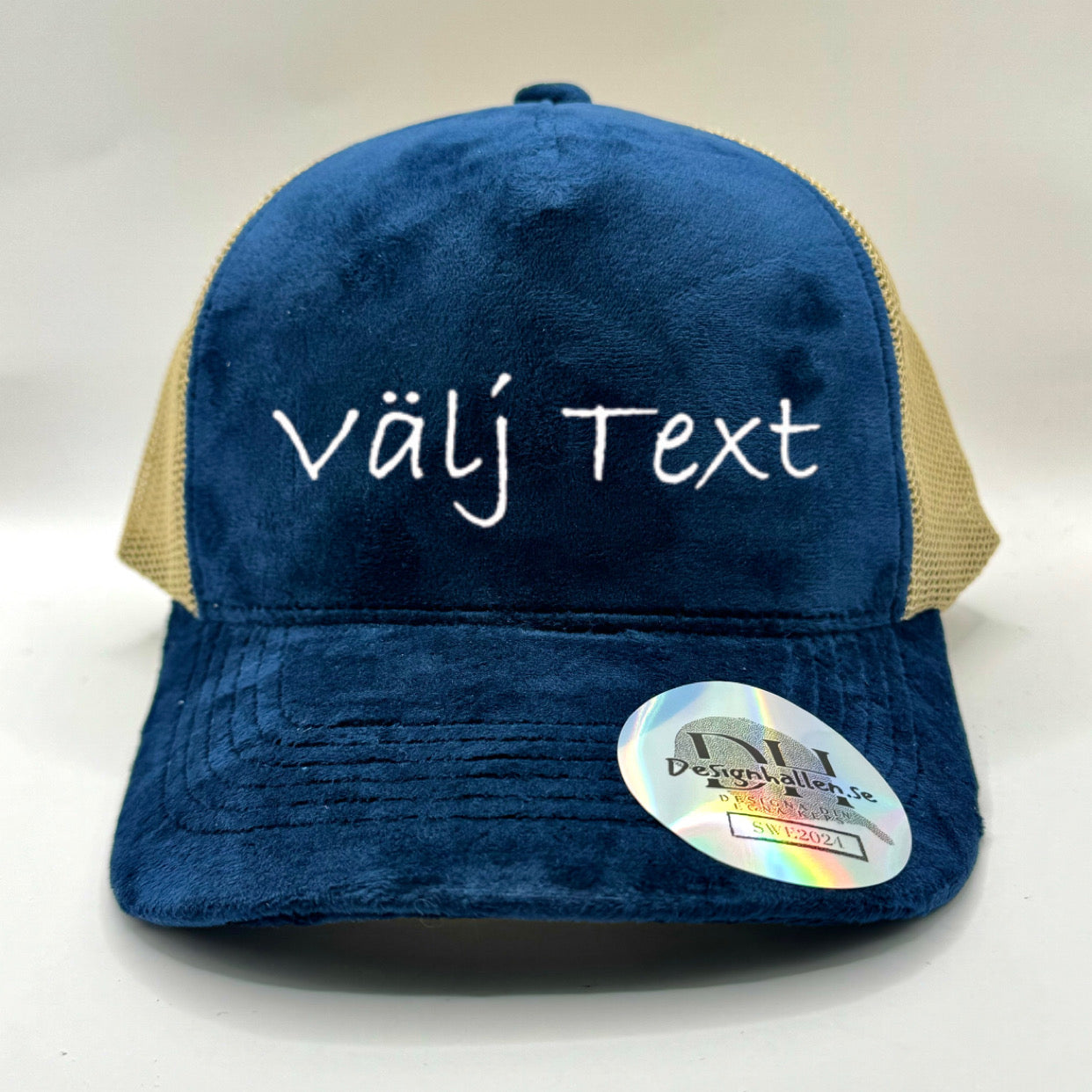 Velvet keps - custom text