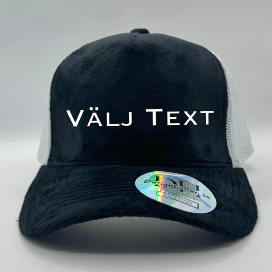 Velvet keps - custom text