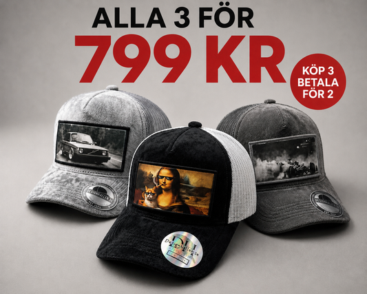 Bestseller Bundle – 3 kepsar
